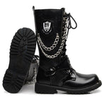 Bottes steampunk à tige montante