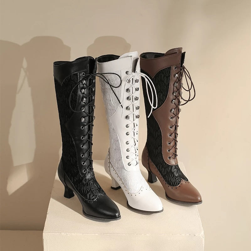Bottes steampunk au charme victorien