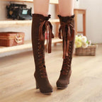 Bottes steampunk avec talon