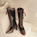 Bottes steampunk d'époque victorienne