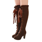 Bottes steampunk dotées d’un talon