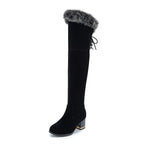 Bottes steampunk fourrées