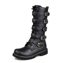 Bottes steampunk homme en PU
