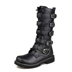 Bottes steampunk homme en PU