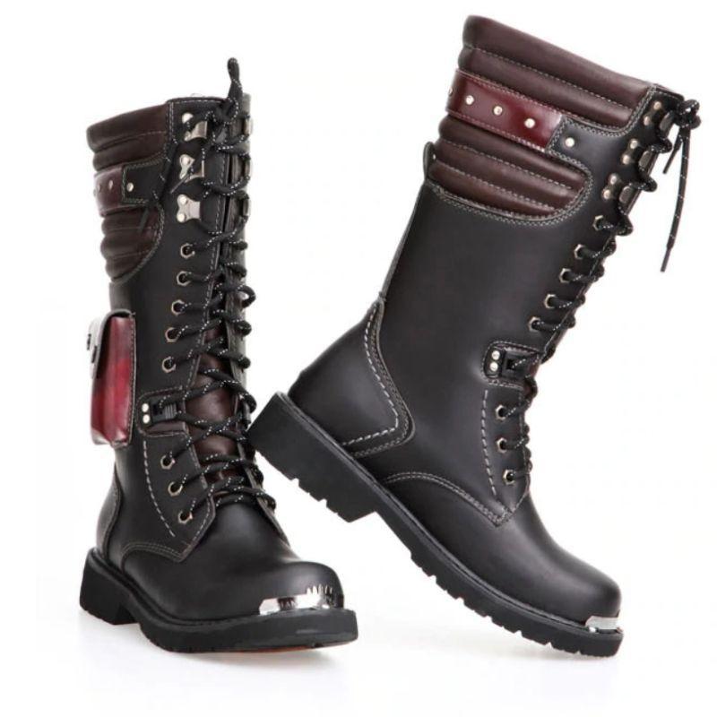 Bottes style steampunk destinées aux hommes