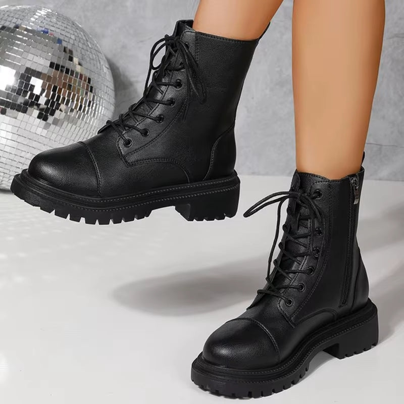 Bottines à crampons pour femme