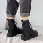 Bottines à lacets avec semelle plateforme