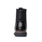 Bottines avec lacets noires