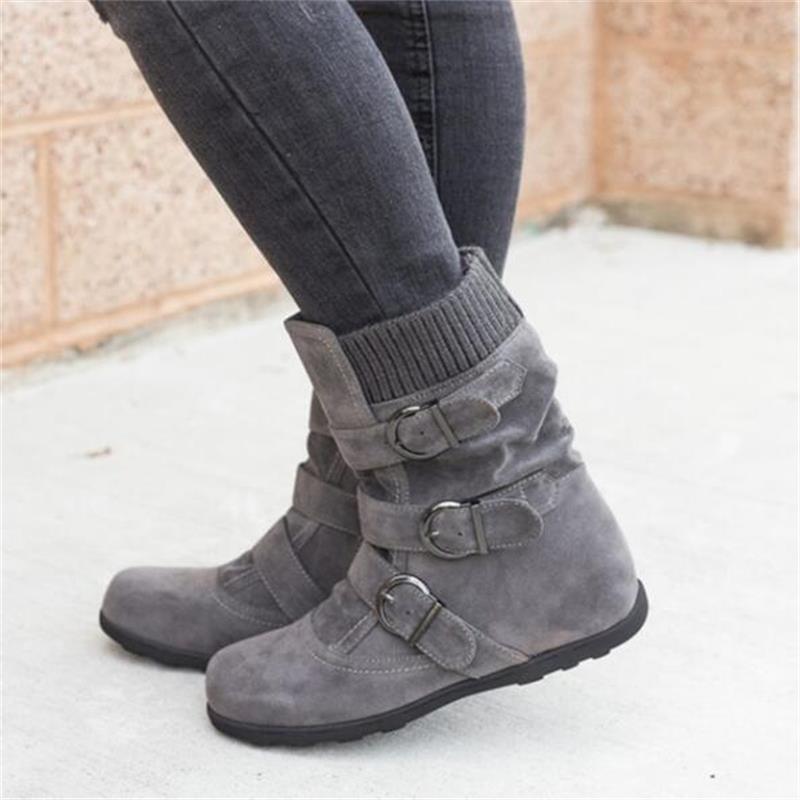 Bottines chaudes femme au style steampunk