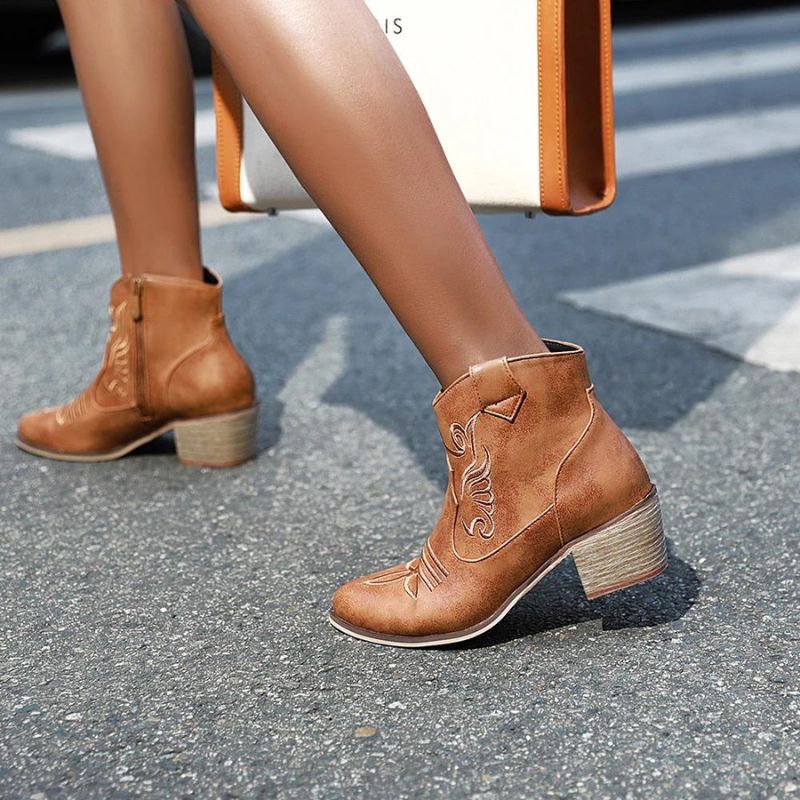 Bottines de femme style western