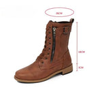 Bottines de style punk rétro