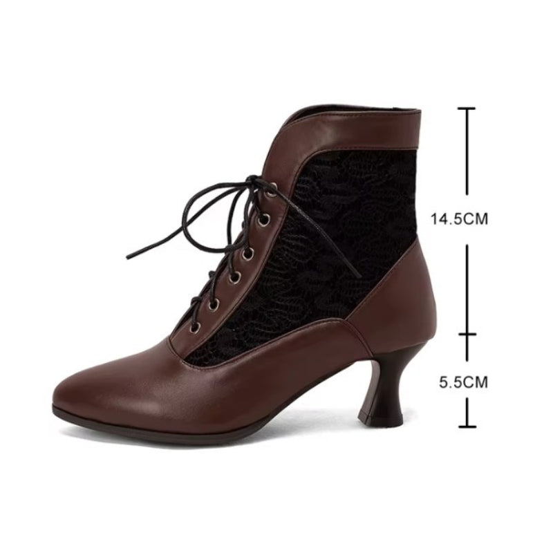 Bottines de style steampunk édouardien