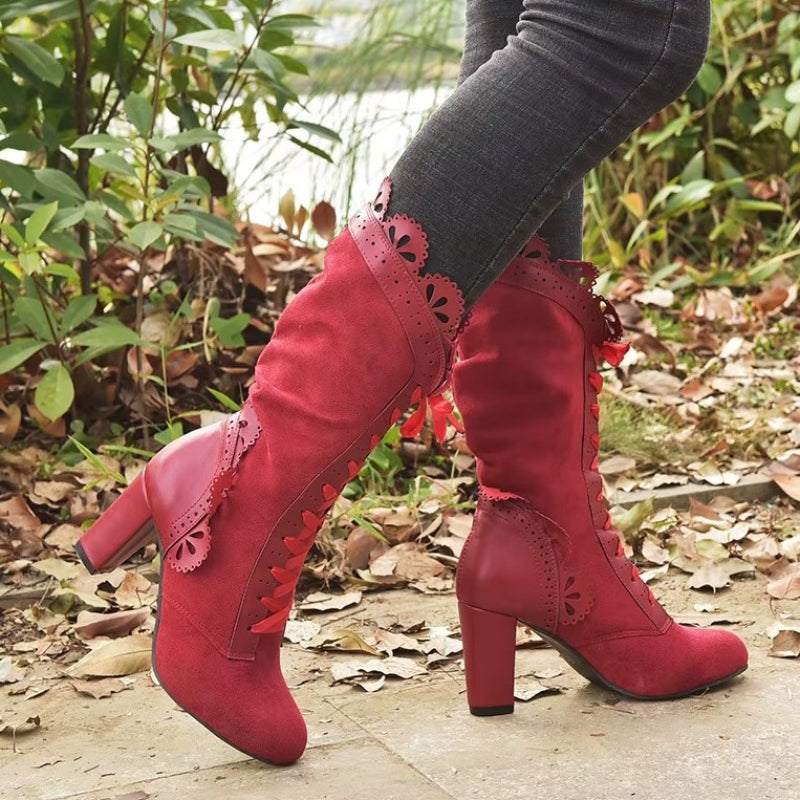 Bottines de style victorien et steampunk