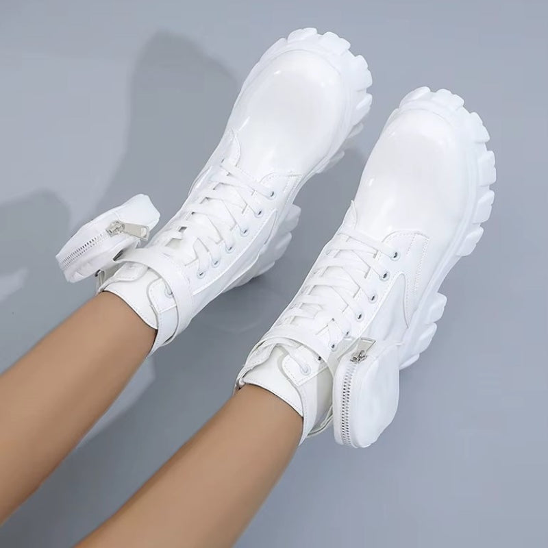 Bottines d’esprit punk pour femme