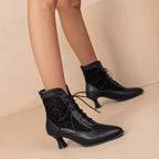 Bottines d’inspiration édouardienne et steampunk