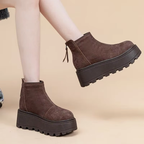 Bottines en daim style Chelsea