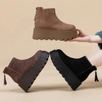 Bottines façon Chelsea conçues en daim
