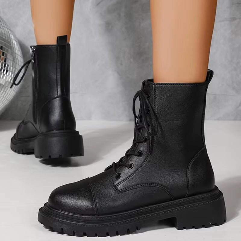 Bottines féminines à crampons