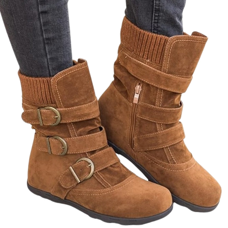 Bottines femme chaudes d’inspiration steampunk