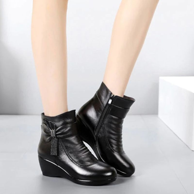 Bottines femme dépourvues de lacets