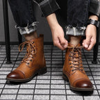 Bottines homme de style steampunk