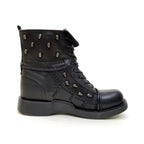 Bottines homme en cuir pour la moto