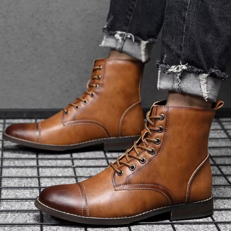 Bottines homme esprit steampunk