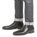 Bottines homme zippées en PU