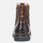 Bottines marron sombre pour homme