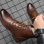 Bottines masculines de style steampunk
