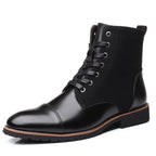 Bottines noires à lacets