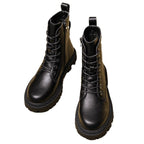 Bottines pour femme façon militaire