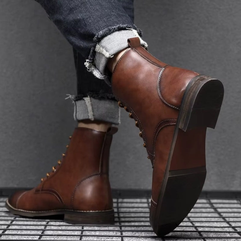 Bottines pour homme au style steampunk