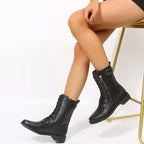 Bottines punk d’inspiration rétro