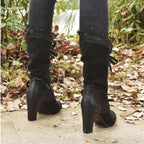 Bottines steampunk au charme victorien