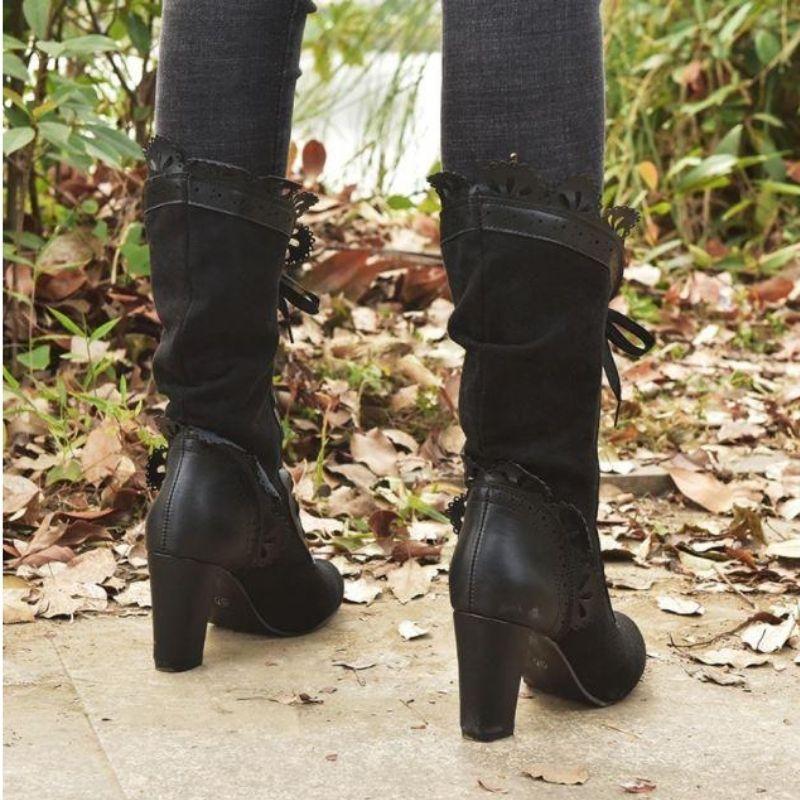 Bottines steampunk au charme victorien