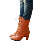 Bottines steampunk de couleur marron