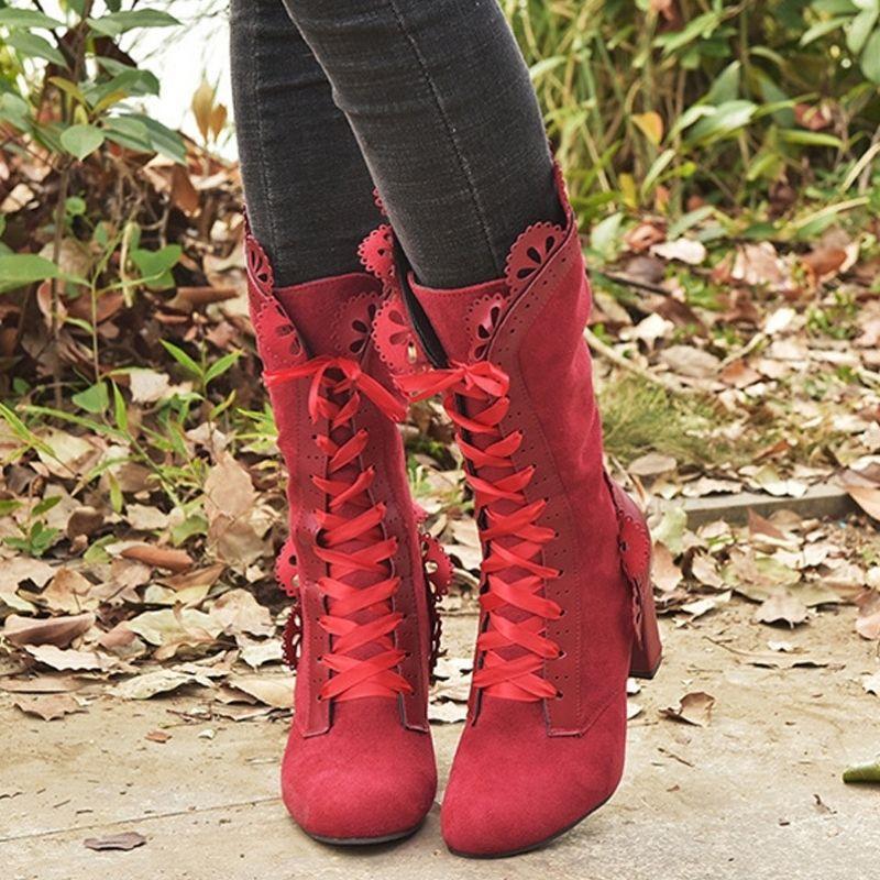 Bottines steampunk de style victorien