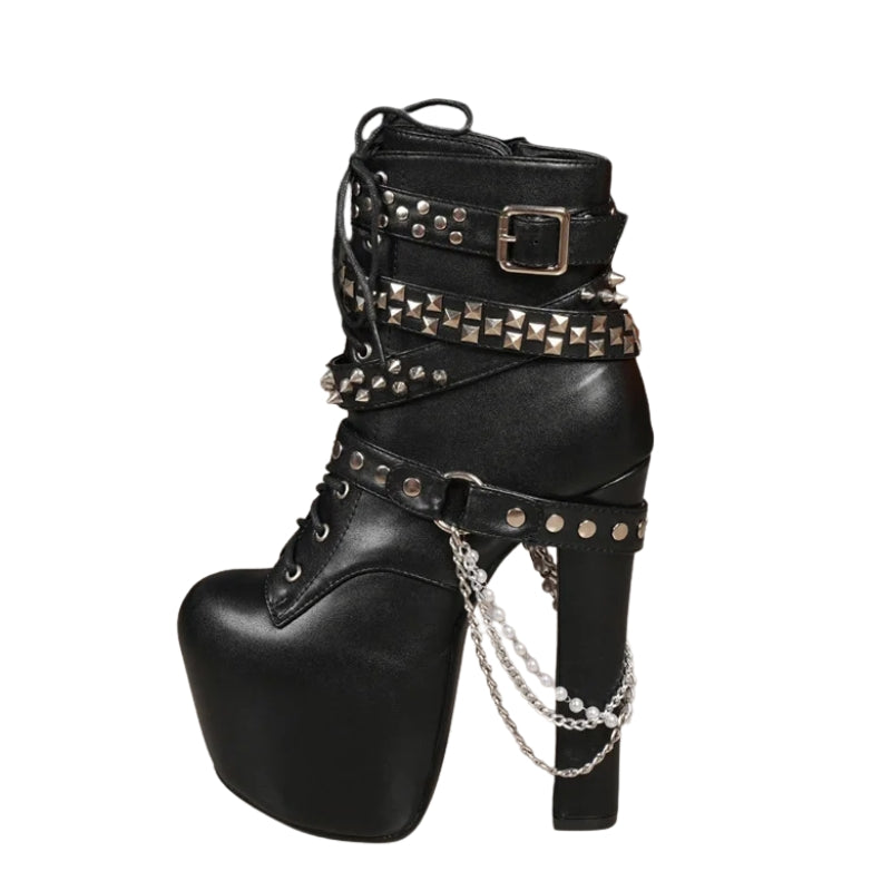 Bottines steampunk gothiques