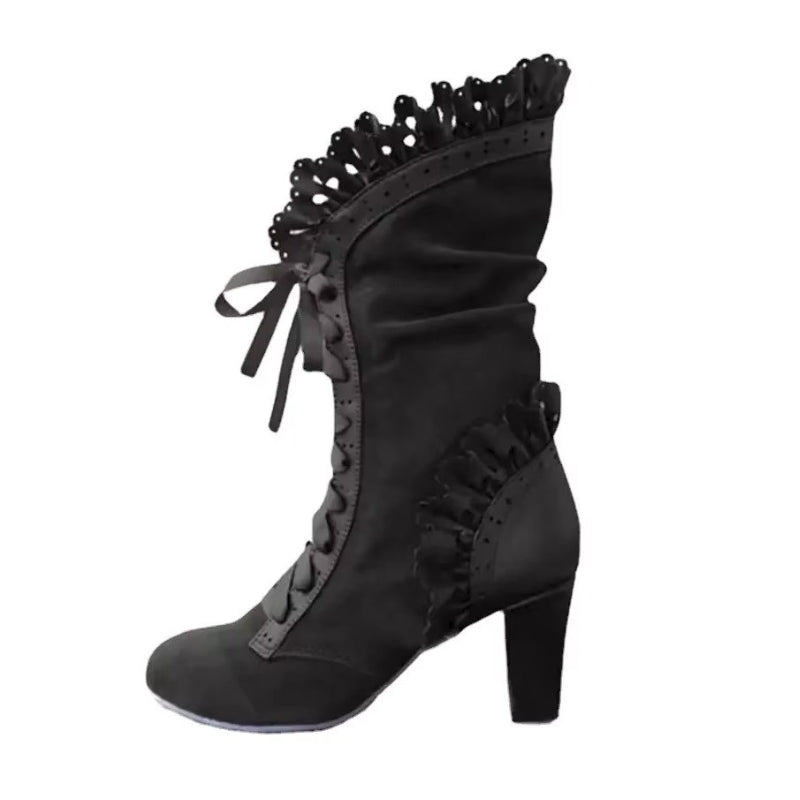 Bottines steampunk victoriennes