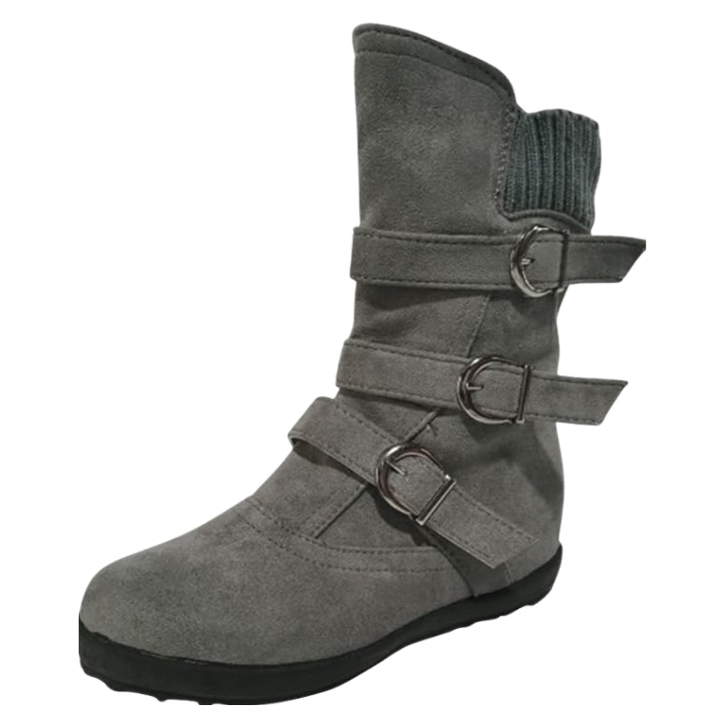 Bottines style steampunk chaudes pour femme