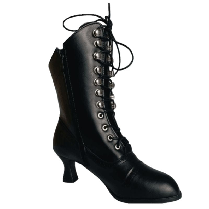 Bottines victoriennes de couleur noire