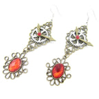 Boucles d'oreilles pendantes esprit steampunk