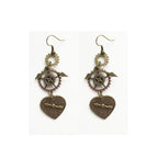 Boucles d’oreilles à esthétique steampunk