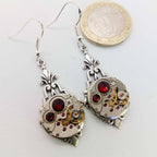 Boucles d’oreilles féminines steampunk