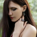 Boucles d’oreilles steampunk en forme de poulpe