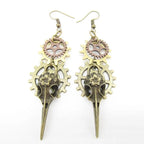 Boucles suspendues au style steampunk