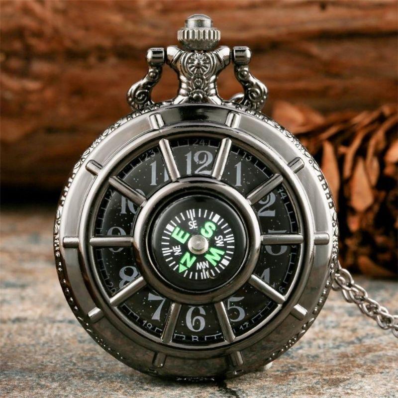 Boussole steampunk à gousset