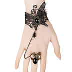 Bracelet avec bague gothique