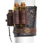 Brassard steampunk orné d’une fiole